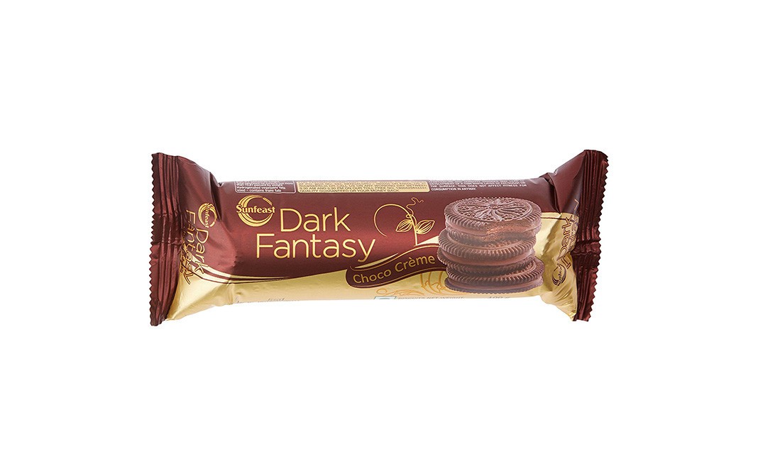 Sunfeast Dark Fantasy Choco Creme Biscuits   Pack  100 grams